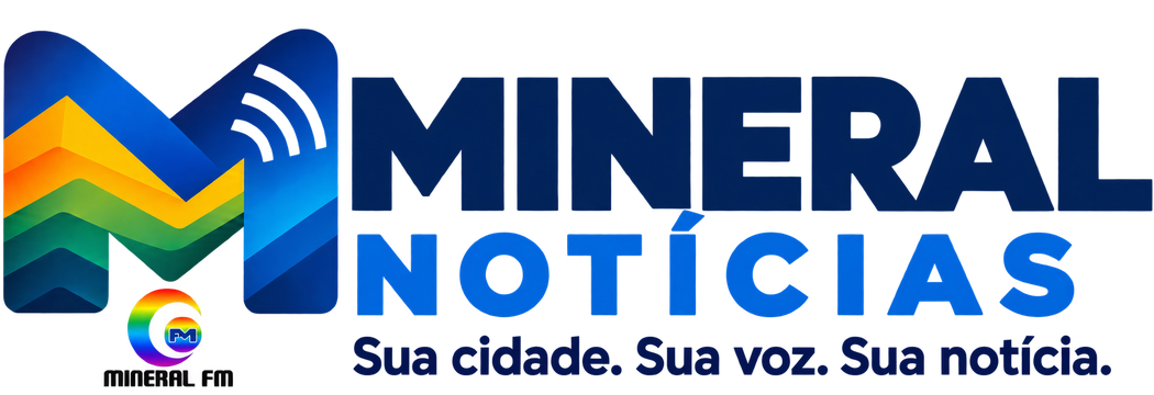 Mineral Notícias. Sua cidade. Sua voz. Sua notícia. Com assinatura Mineral FM.