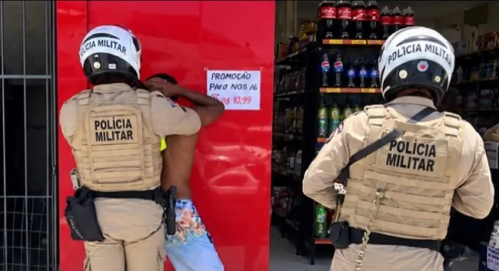 Imagem da matéria: PM cumpre mandado de prisão em Vila de Abrantes