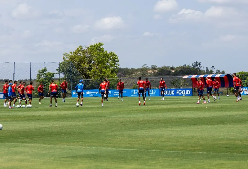 Imagem da matéria: Bahia encerra preparação para enfrentar o Flamengo na Fonte Nova