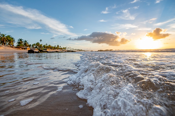 Praia de Santo Antônio, em Mata de São João.