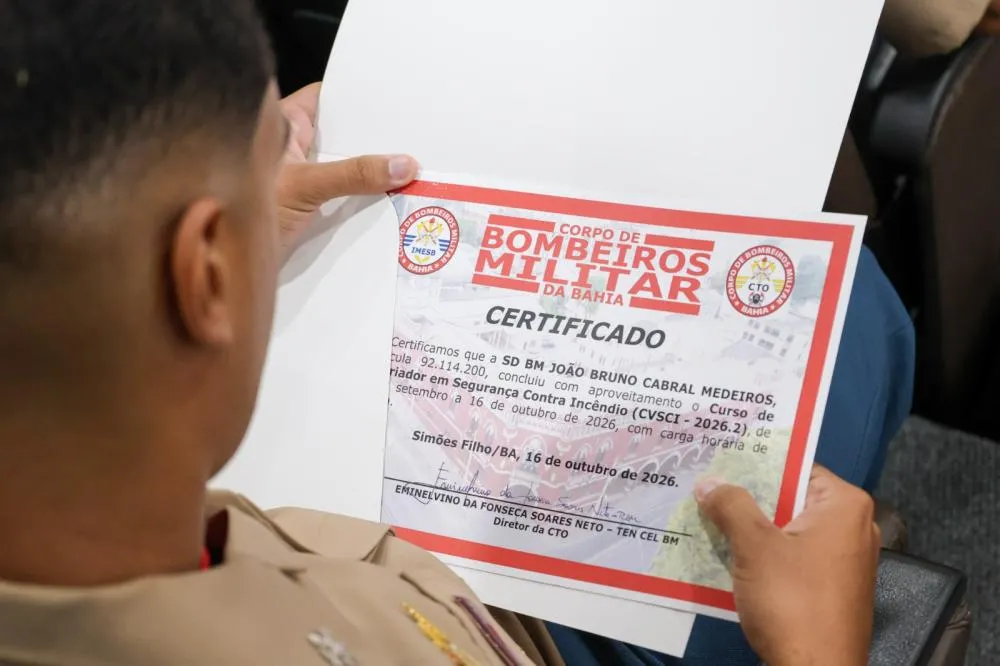 Imagem da matéria: Bombeiros capacitam 34 militares para reforçar fiscalização contra incêndios na Bahia