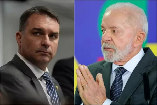 Imagem da matéria: Datafolha: Flávio Bolsonaro tem 47% contra 45% de Lula no segundo turno